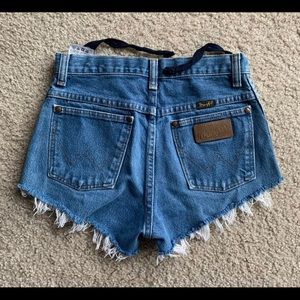 Wrangler women’s reworked jean shorts